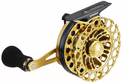 SHIMANO Black Sea Bream Reel Chinu 19 Seihakou SP RC83 Gold LEFT Raft Fishing золотой