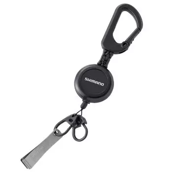 SHIMANO Carabiner Reel CR with Line Cutter UH-213W Black