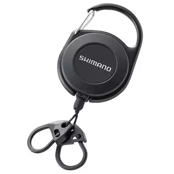 SHIMANO carabiner reel W UH-202W black