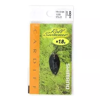SHIMANO Cardiff Area Spoon Roll Swimmer 12S Black 768469 Lure 1.8g TR-018K