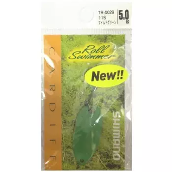 SHIMANO Cardiff Area Spoon Roll Swimmer 5.0g TR-0029 11S Mild Green 714138 Приманка