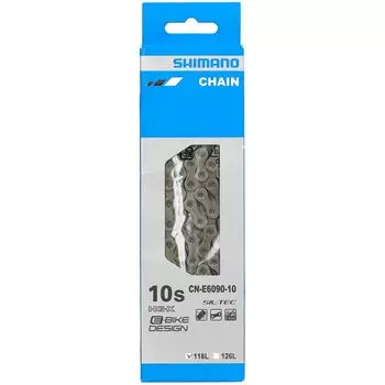 Цепь SHIMANO 10S 118L ICNE609010118I (10 скоростей) CN-E6090 (для ШАГОВ) серебряный