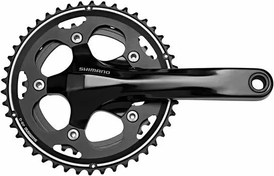 SHIMANO Crankset Black 46X36T 175mm 10S EFCCX50EX66L FC-CX50