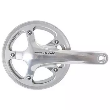 SHIMANO Crankset Silver 42T with chain guard 170mm EFCS501CB2C2S ALFINE FC-S501 (double)