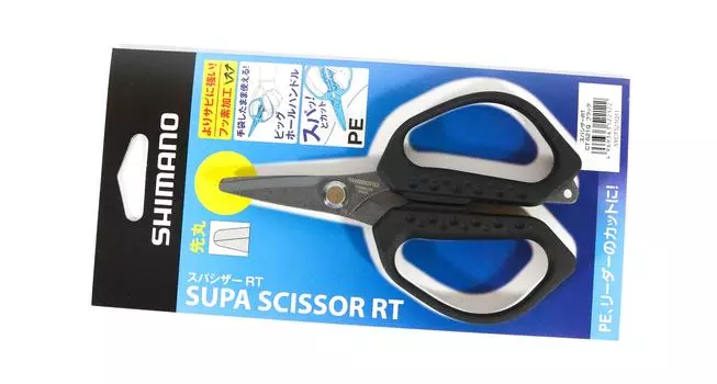 Shimano CT-521Q Ножницы для лески PE с круглым наконечником 120 x 77 x 12 мм, черные 522122