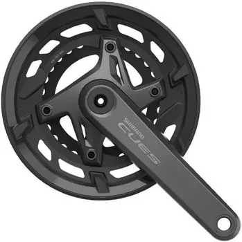 SHIMANO CUES Front Chainwheel with Chain Guard Crank EFCU60002EX60C FC-U6000-2 Length/175mm 46/30T 9/10S