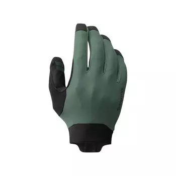 SHIMANO Cycling Gloves Enduro Gloves Olive M Hand circumference size guide 20.3-22.9cm оливковый