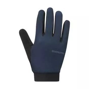 SHIMANO Cycling Gloves EXPLORER FF Gloves 2023 Model Navy L Hand Size Guide: 22.9-24.8cm