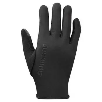 SHIMANO Cycling Gloves Windbreak Race Gloves Black L: Estimated hand circumference size: 22.9cm ~ 24.8cm