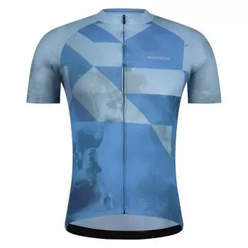 SHIMANO Cycling Jersey Colore Short Sleeve Jersey Blue XS Estimated (European Size) Height 157-167cm синий