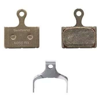 SHIMANO Disc Brake Pad Resin Pad Spring 1 Pair Y2GM98030 K05S-RX & чёрный