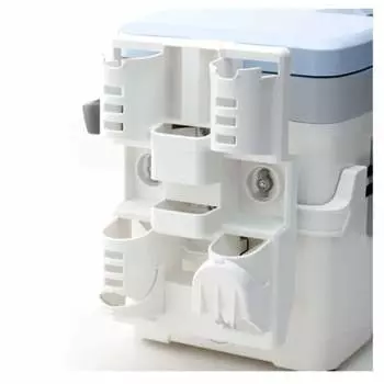 SHIMANO Double Rod Rest Fishing Cooler Box Accessories NA-D03V White
