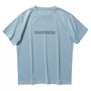SHIMANO DRY Logo T S Sleeve SH-021W Inshore BL L