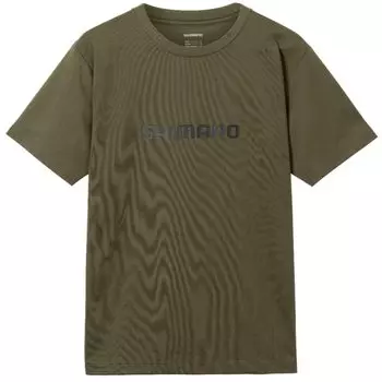 SHIMANO Dry Logo T-shirt Short Sleeve SH-021W Khaki XS