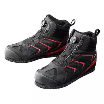 SHIMANO Dry Shield 3D Cut Pin Felt Shoes Cut Black 27 (Высокий Тип) ФС-085П чёрный