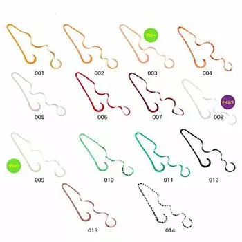 SHIMANO Engetsu Bakubaku Necktie FTW Curly Lame Orange ED-R02T #005