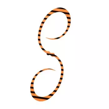 SHIMANO Engetsu Response Curly 010 Zebra Orange ED-X04U