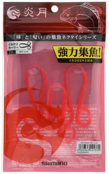 SHIMANO Engetsu Tie Squid Octopus Curly Red 03T Fish-Collecting EW-004N