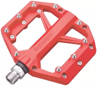 SHIMANO EPDGR400 Casual Trail Riding Flat Pedals Red PD-GR400