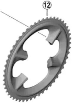 SHIMANO FC-R9200 54T-NJ