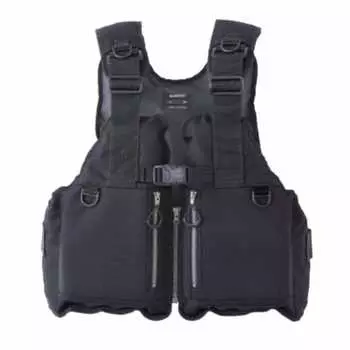 SHIMANO Fishing Wear Fixed Floating Vest Rock Shore Vest VF-029U Black 0 Rock Shore Rock Sea Saltwater