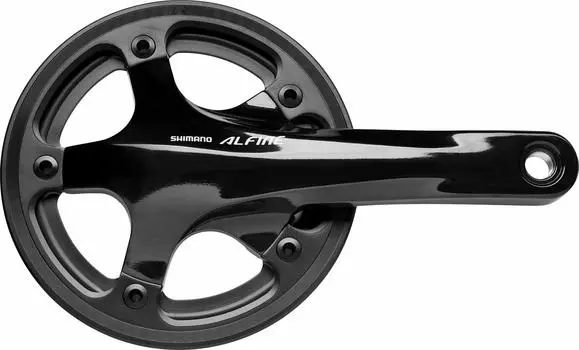 SHIMANO Front Chainwheel 39T 170mm with Chain Guard Black EFCS501CA9C2L ALFINE FC-S501-L (Double Guard) Included/SM-BB4600