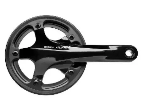 SHIMANO Front Chainwheel 39T 170mm with Chain Guard Black EFCS501CA9C2L ALFINE FC-S501-L (Double Guard) Included/SM-BB4600 чёрный