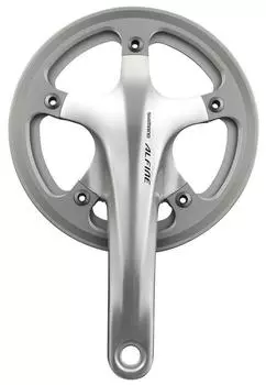 SHIMANO Front Chainwheel 42T 170mm with Chain Guard Silver EFCS501CB2C1S ALFINE FC-S501-S (Single Guard) серебряный
