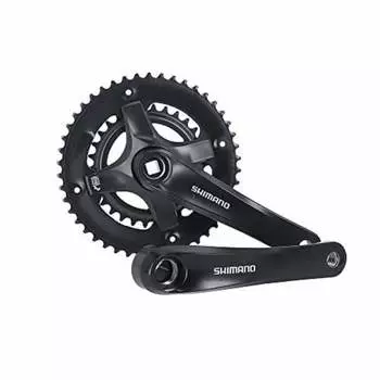 SHIMANO Front Chainwheel (MTB) FC-TY501-2 46E0T 170mm 8S/7S Compatible BB Square Shaft 122.5mm (LL123) Black EFCTY5012C60XLB