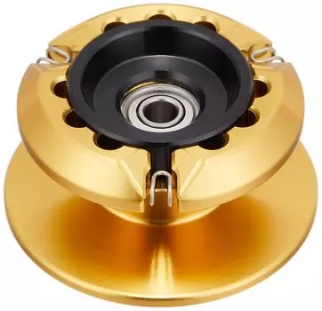 SHIMANO Genuine Reel Parts Yumeya Smelt 17 Lake Master Aluminum Spool Gold