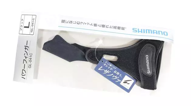 Shimano GL-041C Защита указательного пальца, размер L, черная 936851