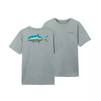 [Shimano] Graphic Quick Dry T-Shirt Gray SH-005W XS