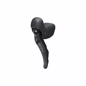 SHIMANO Рычаг двойного управления GRX Левый рычаг только 2 ступени и масло продаются Совместим с дисковыми тормозами ST-RX600 Гидравлический/Тросовый, Шланг, отдельно. чёрный