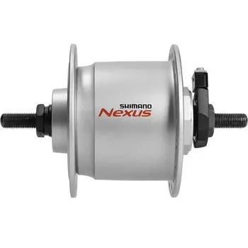 SHIMANO Hub Dynamo DH-C3000 Silver 36H Nut Type E2 6V-3.0W OLD:100mm EDHC30003NNASG