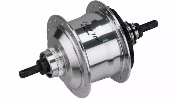Внутренняя 11-скоростная втулка переключения передач SHIMANO, серебристая, 32H, вал 187 мм, 135 мм, совместимая с ротором Center Lock ISGS700111BS ALFINE SG-S7001, длина OLD серебряный