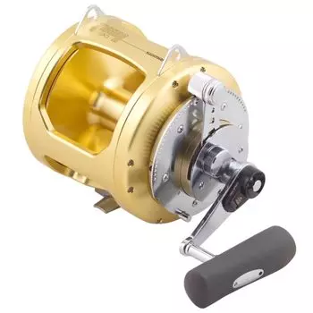 SHIMANO катушка для ловли на живца с двумя валами Tiagra 130A Capole Hiramasa Tuna Trolling (правильно) Лодка/Ручная качка золотой