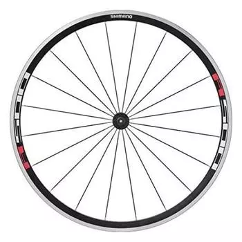 SHIMANO Колесо дорожное WH-R501A-F переднее (Технические характеристики Aero Spoke) 700C Черный QR-цвет: Черный EWHR501AFCBYL TIAGRA