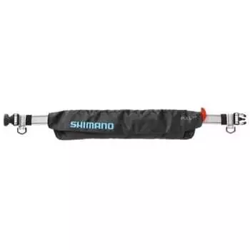 SHIMANO Life Jacket Floating Vest Inflatable VF-052K Pure Black F VF-052K Free Pure Black