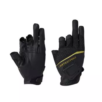 SHIMANO Limited Pro Magnet Quick Dry Gloves 3 Cut Limited Black M GL-100X