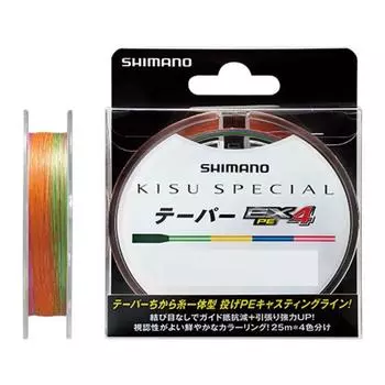 SHIMANO Line Kiss Special EX4 PE Taper 263m рыболовная леска 0.6 PL-N71Q