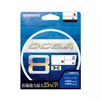SHIMANO Line Osea 8 400m No. 8.0 5 Colors LD-A81S Fishing Line
