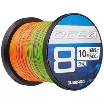 SHIMANO Line Osea 8 500m No. 10.0 5 Colors LD-A91S Fishing Line