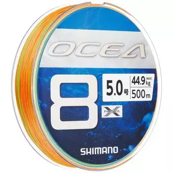 SHIMANO Line Osea 8 500m No. 5.0 5 Colors LD-A91S Fishing Line