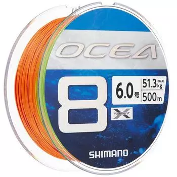 SHIMANO Line Osea 8 500m No. 6.0 5 Colors LD-A91S Fishing Line
