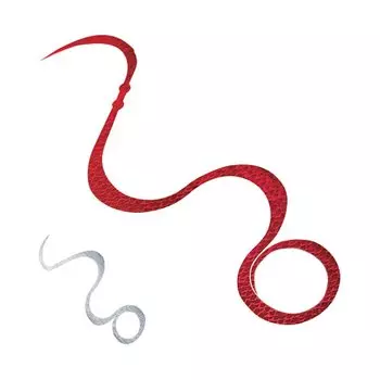 SHIMANO Lure Parts Tai Mule Engetsu Kyorin Tie Utsumi Single Kyorin Red 002 Offshore Taira Rubber Red Sea Bream Seawater (5 pieces) ED-R02U