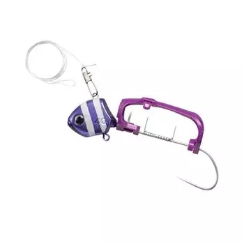 SHIMANO Lure Saber Master Fune Tenya Gekihaya 2021 40 Boat Fishing Hairtail Purple Zebra Luminous K Needle/Tackle PN-VQ1U No.