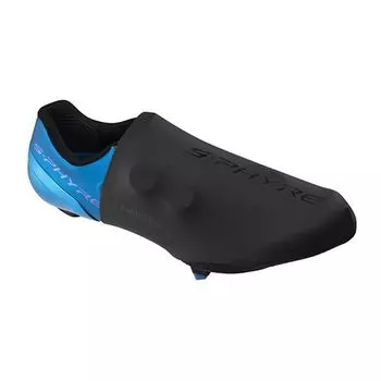 SHIMANO Men s S-PHYRE Half Shoe Cover Black Size S (37-39)