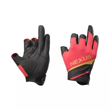 SHIMANO Nexus Stretch Gloves 3 Cut Red M GL-104Y красный