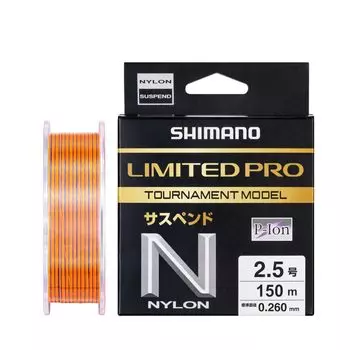 SHIMANO Nylon Line Limited Pro Tournament Model N Suspended 150m Orange (Nylon) LA-C51X No. 2.5