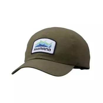 [Shimano] Patch Cap CA-014W Khaki M